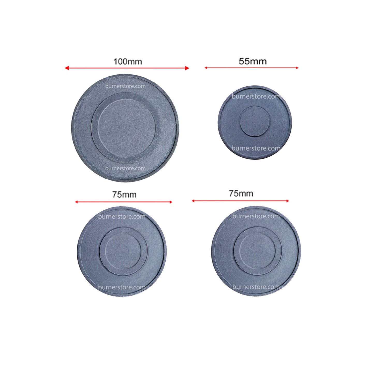 Faber Hob Burner Plate (Big Medium Medium Small) (set of 4)